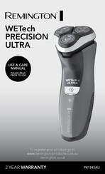 Remington WETech PRECISION ULTRA PR1345AU Use & Care Manual