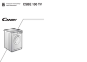 Candy CSBE 100 TV User Instructions