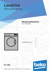 Beko WMB51022YU User Manual