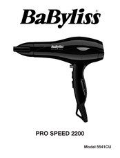 BaByliss 5541CU Manual
