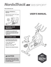 ICON Health & Fitness NTEX03015.0 User Manual