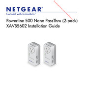 NETGEAR Powerline 500 Nano Installation Manual