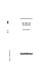 Gaggenau GI 235-545 Operating	 Instruction