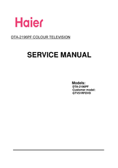 Haier DTA-2196PF Service Manual