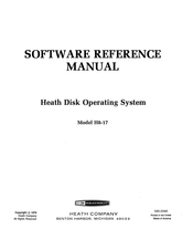 Heath HB-17 Software Reference Manual