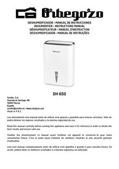Orbegozo DH 2025 Instruction Manual