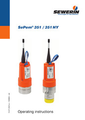 sewerin SePem 351 Operating Instructions Manual