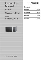 Hitachi HMR-DG2012 Instruction Manual