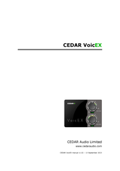 Cedar VoicEX Manual