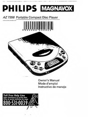 Philips AZ 7356 Owner's Manual