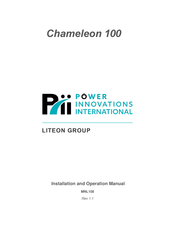 LiteOn Chameleon 100 Installation And Operation Manual