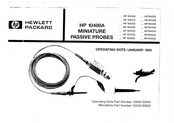 HP 10434A Operating Note