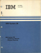 IBM System/38 Instruction Manual