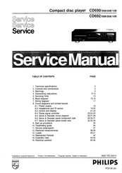 Philips CD692/05B Service Manual