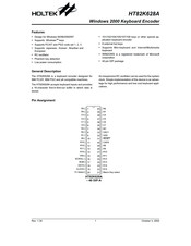 Holtek HT82K628A Manual