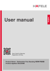 Häfele HDW-F605B User Manual