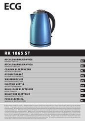 ECG RK 1865 ST Instruction Manual