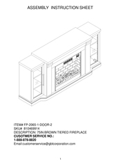 GBT FP-2065-1-DOOR-2 Assembly Instruction Sheet