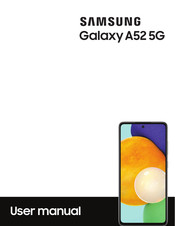 Samsung Galaxy A52 SG User Manual