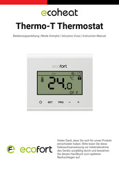 ecofort EcoHeat Thermo-T Instruction Manual