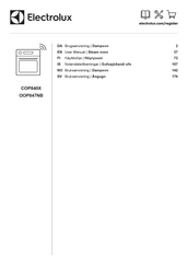 Electrolux OOP847NB User Manual