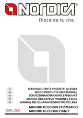 Nordica Monoblocco Piano 900 User Manual