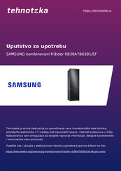 Samsung RB38A7B63B1/EF User Manual