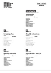 Hotpoint Ariston DD 752 W/HA Operating Instructions Manual