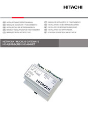 Hitachi HC-A64NET Installation And Operation Manual