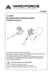 Yard force YF12BLV Owner's Manual