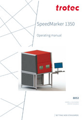 Trotec SpeedMarker 1350 Operating Manual