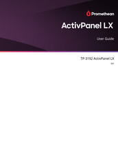 Promethean ActivPanel LX User Manual