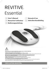 Revitive Essential RLV User Manual