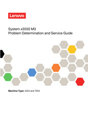 Lenovo System x3550 M3 Problem Determination And Service Manual