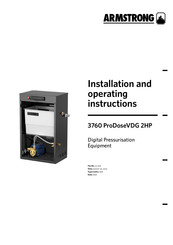 Armstrong 3760 ProDoseVDG 2HP Installation And Operating Instructions Manual