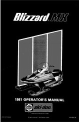 BOMBARDIER Blizzard MX 1981 Operator's Manual
