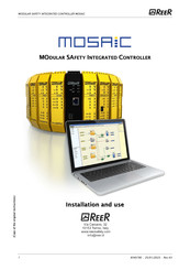 Reer Mosaic MI8O4 Installation And Use Manual