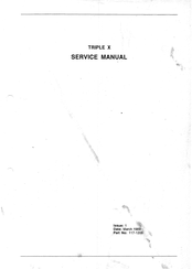 Torch Triple X Service Manual