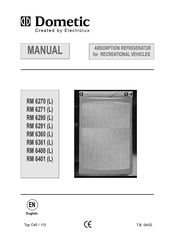 Electrolux Dometic RM 6361 Manual