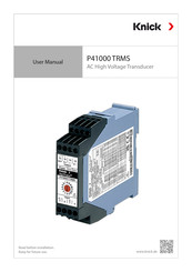 Knick VariTrans P 41000 TRMS User Manual