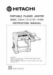 Hitachi P 12RA Instruction Manual
