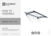 Palram CANOPIA AQUILA 3x5/1x1.5 How To Assemble