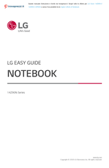 LG Gram 14Z90N-V Easy Manual