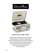 Classic Phono TT-28C Instruction Manual