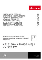 Amica FM050.4E Operating Instructions Manual