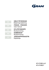 Gram KF 471552/1 User Manual