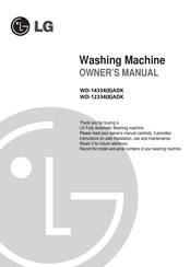 LG WD-14334ADK Owner's Manual
