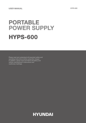 Hyundai HYPS-600 User Manual