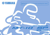 Yamaha MTN1000D Owner's Manual