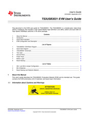 Texas Instruments TS3USB3031 User Manual